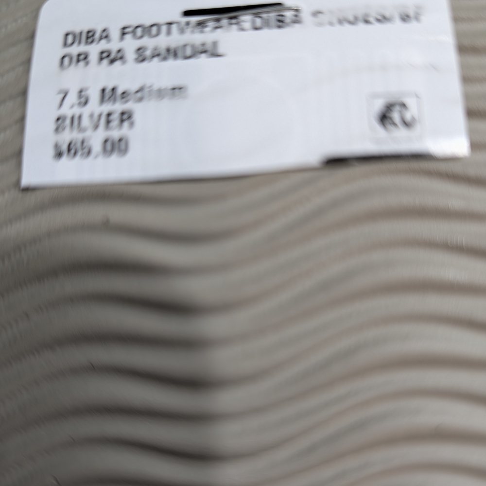 Brand New Silver Women's Sandals by Diba Size 7.5M - Picture 7 of 8